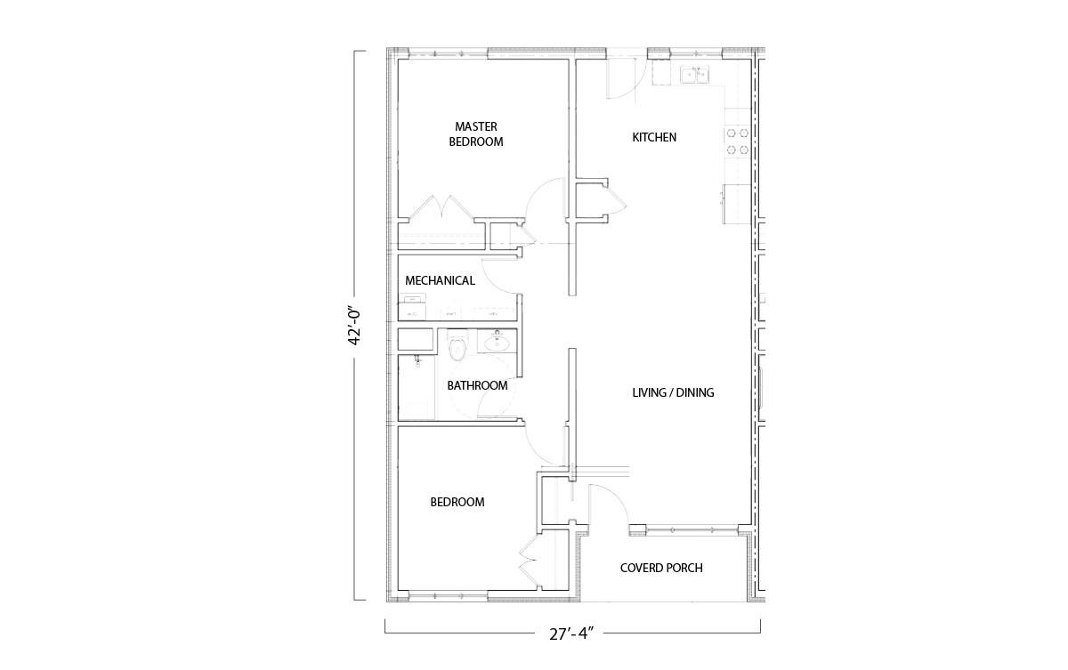 Multi Family Home 8 - Floor Plan