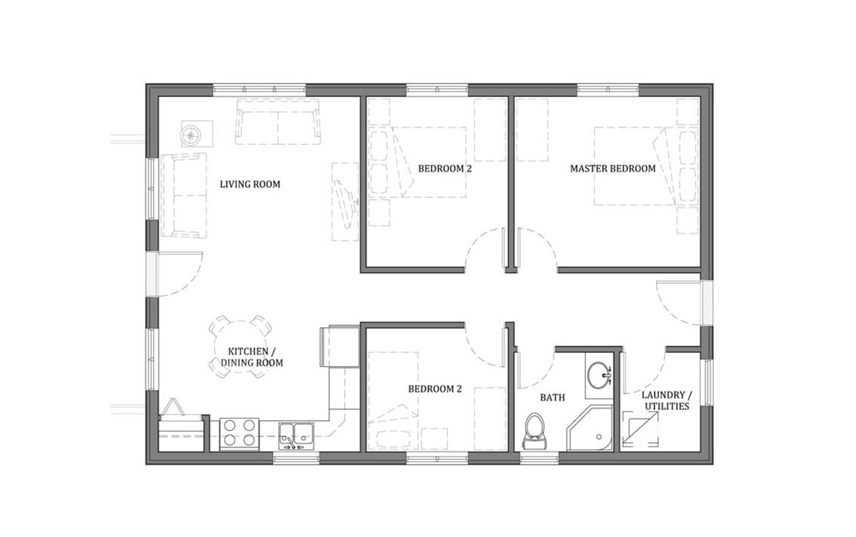 Single Detached Floor plan 3