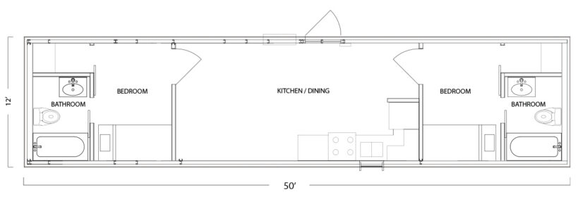 Disaster Relief Floor Plan 4